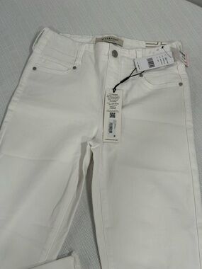 Liverpool Jeans Company Bright White Ankle Crop Jeans